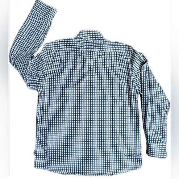 English Laundry Check Dress Shirt – Size 16/36-37 – Brown/Navy Plaid - Picture 2 of 9